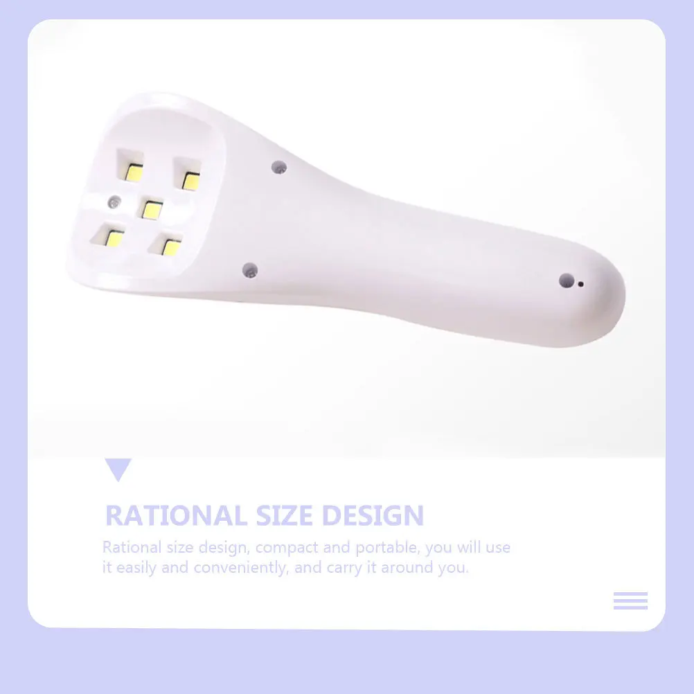 

1 set Handheld Uv Led Nail Lamp Mini Manicure Dryer For Gel Polish Quick-Dry Curing Tool Portable Nail Art Drying Light