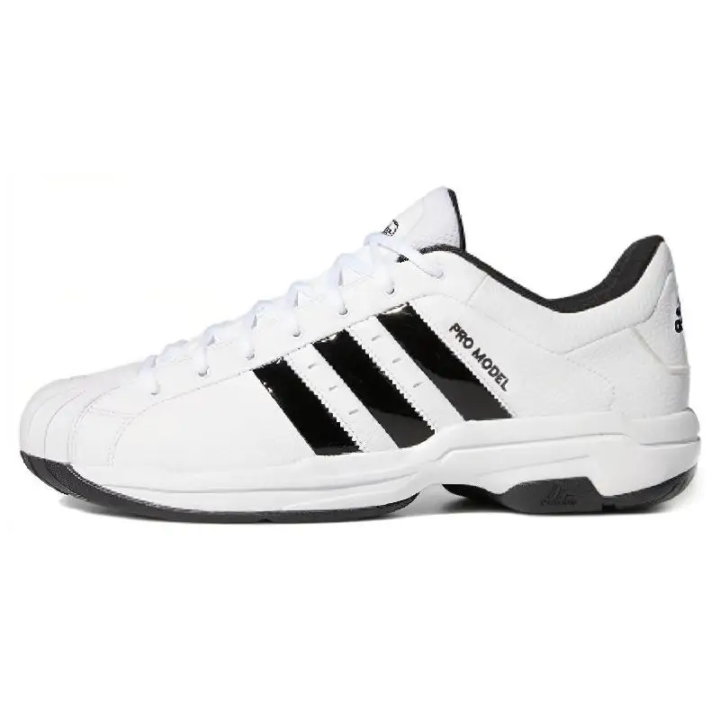 adidas Pro Model 2G Low White Black Sneakers shoes FX4981