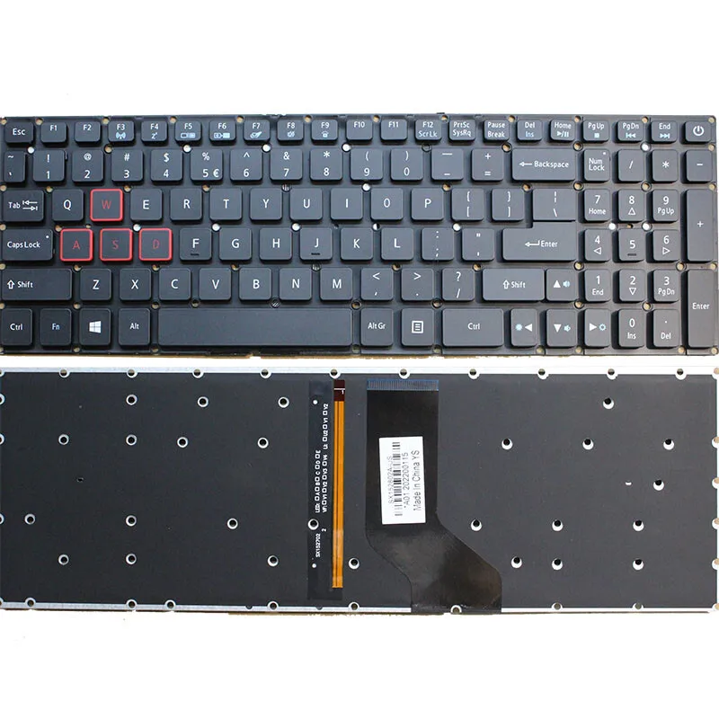 New for Acer Aspire VX 15 VX5-591G VX5-793 Laptop US English backlit Keyboard