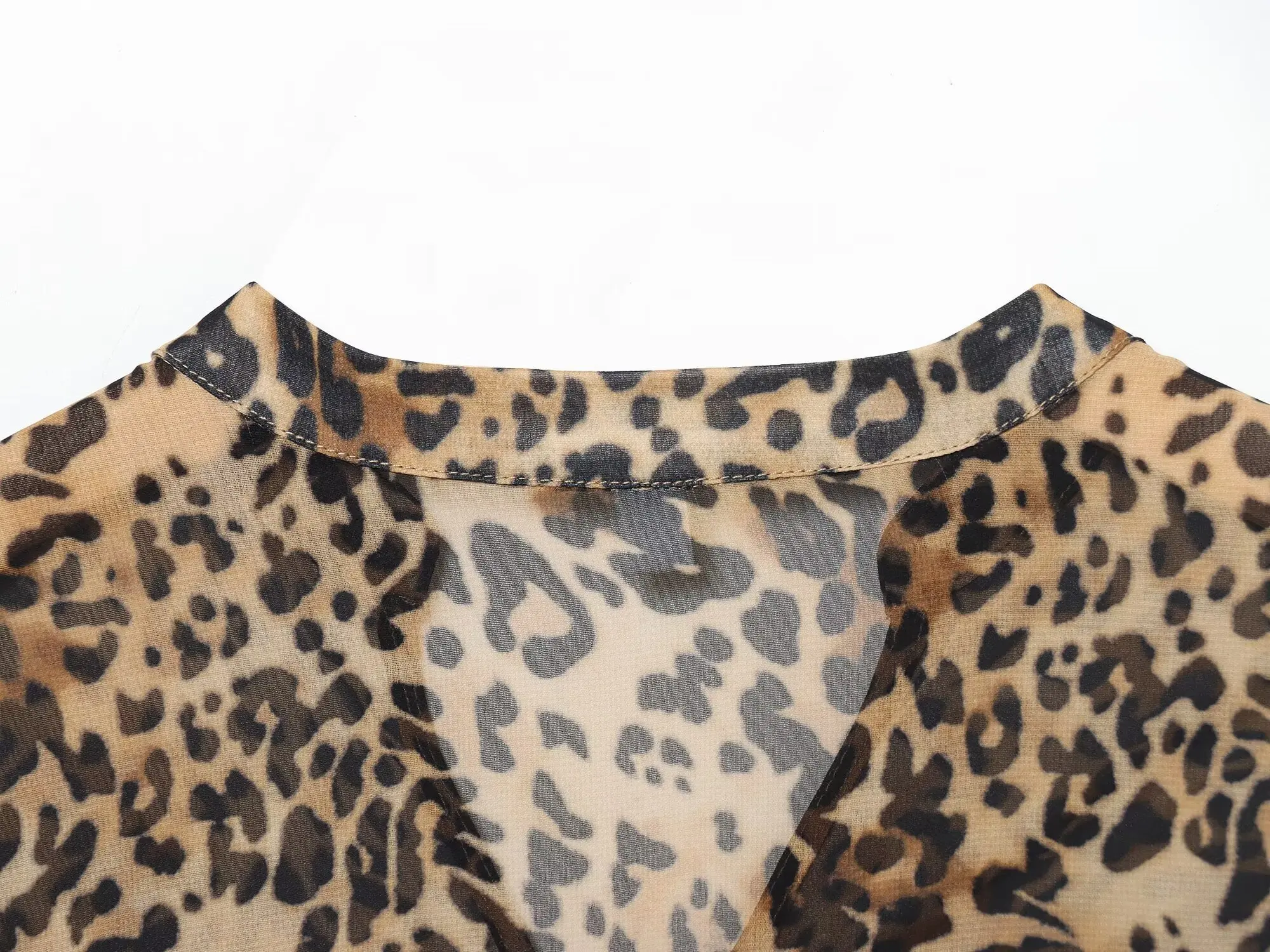 Dave&Di 봄 하이 스트리트 빈티지 우아한 레오파드 프린트 미니 드레스 우아한 파티 드레스 여성 드레스 롱 드레스 베스티도 탑