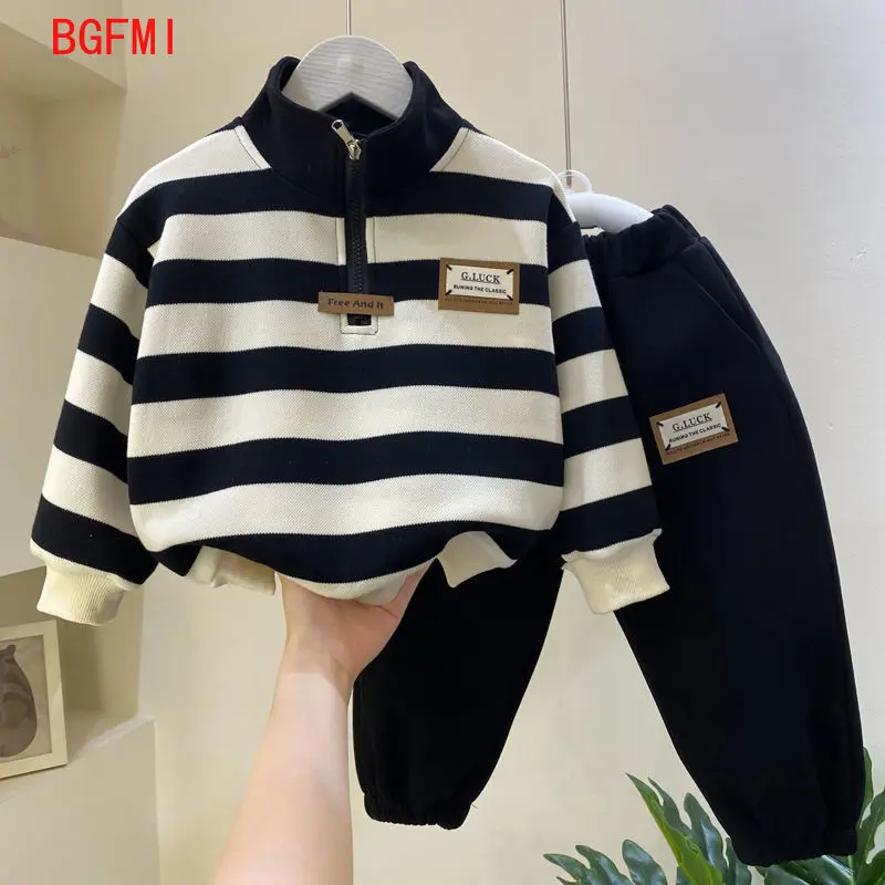 

Toddler Children Boys Girls 2023 Spring Fall Lapel corduroy Sweatshirt+ Pant Casual Sports Suit Kid Clothes Baby Girl Outfit Set