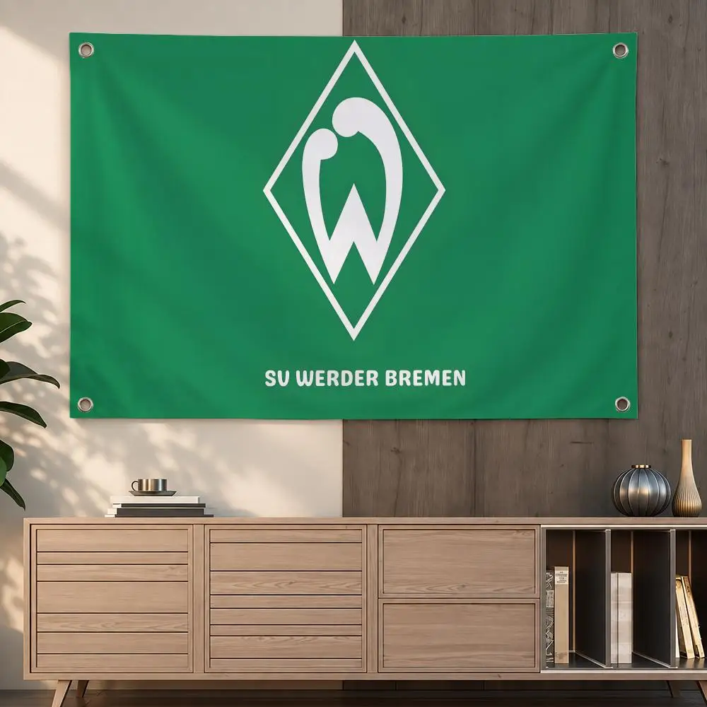 Historic German Football Club SV Werder Bremen Flags Indoor Outdoor Wall Hanging Flag Decor Banner Wall Decor