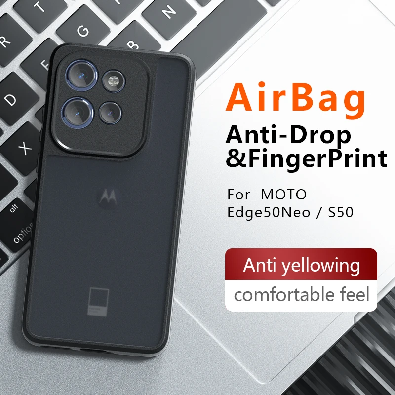 Skin Sensation Airbag Anti DstressCase Cover, Back Case Cover, Moto, Motorola Edge 50, Neo, Mcomprend, Moto Edge 50 Ultra, KT50