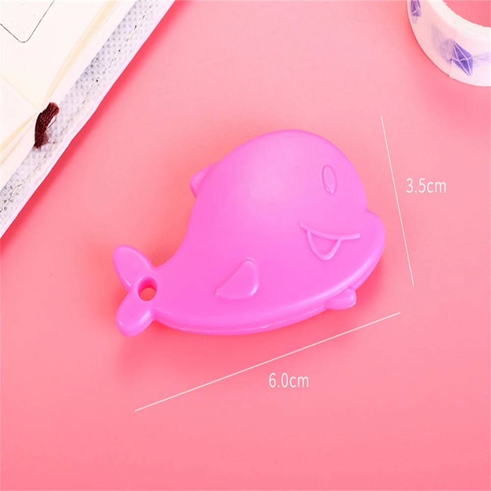 Cuchillo Multifuncional Mini de Forma de Ballena Adorable para Niños, Cuchillo para Papelería, Abrecartas, Cortador de Papel, Cuchillo para Manualidades con Agujero para Llavero