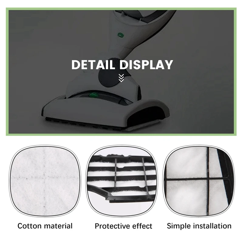 6 قطعة لـ Vorwerk Kobold استبدال مرشحات حماية المحرك VK150 VK140 الملحقات