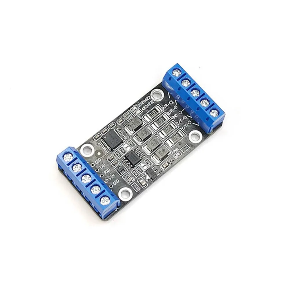2Mbps High-Speed RS232 to RS422 Converter Module, Industrial Grade with Reverse Polarity Protection, Wide Input 3.3V-24V