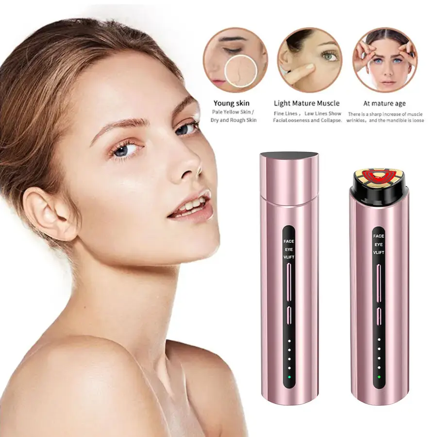 Dispositivo de estiramiento de la piel antienvejecimiento, máquina de belleza para estiramiento Facial, tratamiento de rejuvenecimiento, herramienta de cuidado Facial para uso doméstico