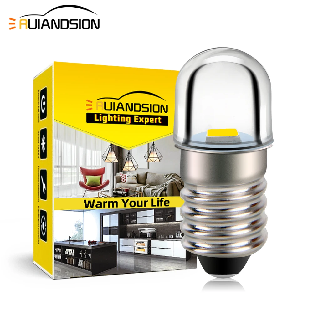 

10x Mini LED Indicator Bulb E10 for Interior Light 110V 220V Sewing Machine Equipement Instrument Lamp Energy Saving Light