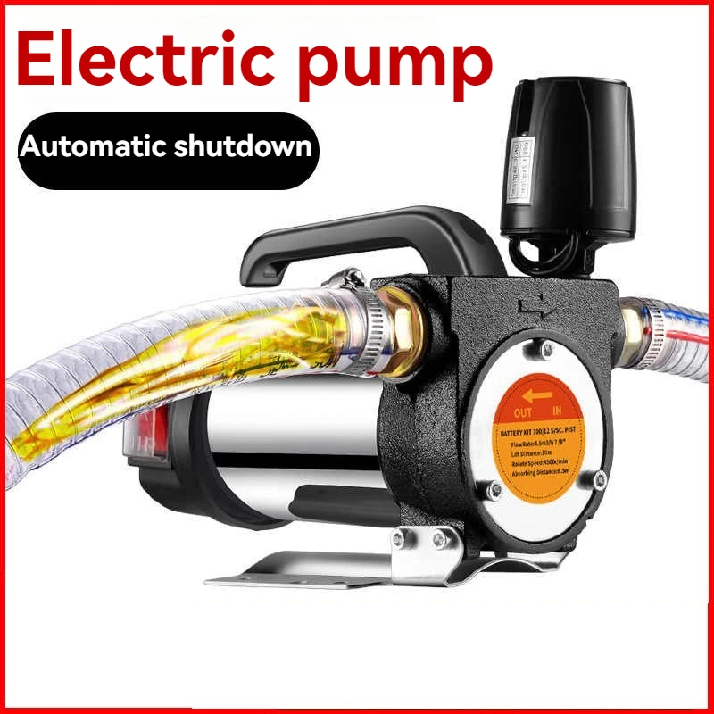 12v/24v/220v 990w Electric Oil Pump Diesel Kerosene Pump Self-priming Pump Automatically Stop Fuel Dispenser With Accessories