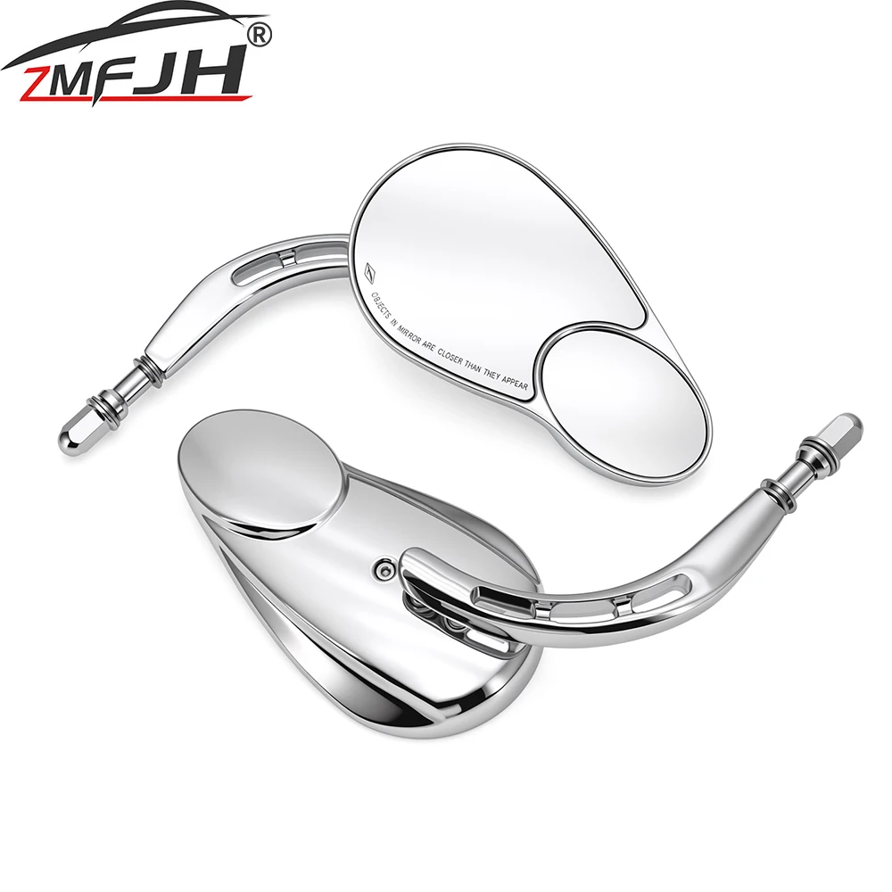 Motorcycles Rear Side Mirrors Rear View Mirrors Handlebar Back Sight Left Right For Harley Sportster Motorcycle Accessories