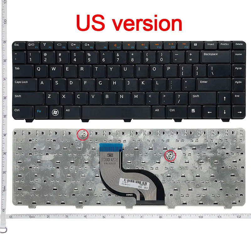 

US NEW Laptop Keyboard for DELL N4010 N3010 N4020 M4010R N4030 N5020 N5030 M5030 M4010 V100830AS1 Notebook English black