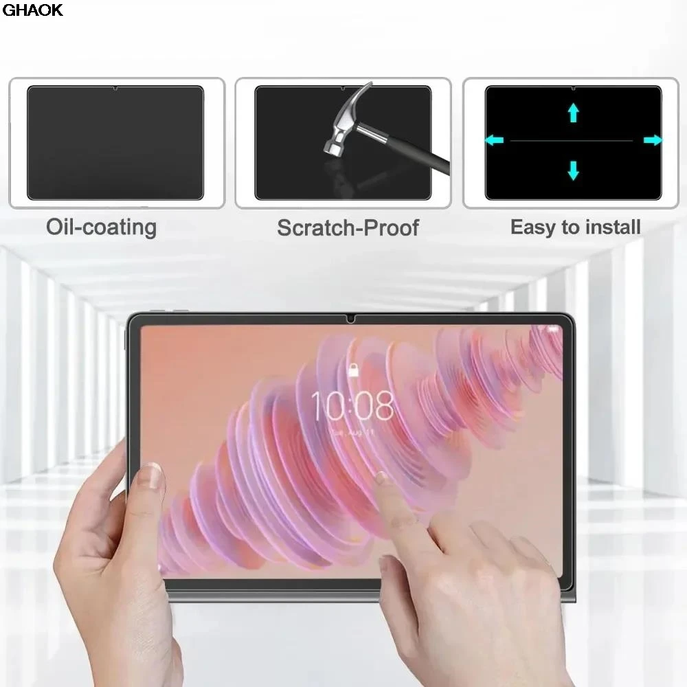 2 Pieces HD Scratch Proof Tempered Glass Screen Protector For Lenovo Tab Plus 11.5 inch 2024 TB351FU Tablet Protective Film
