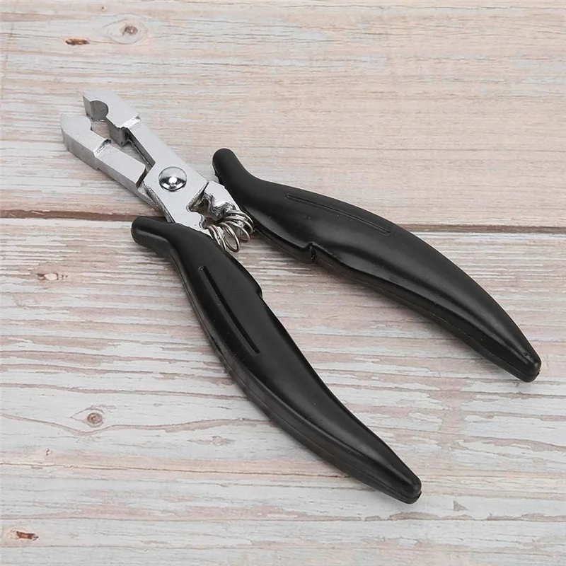 【Popular】Hair Extension Pliers, Stainless Steel Non Slip Handle Hair Extension Wig Tools