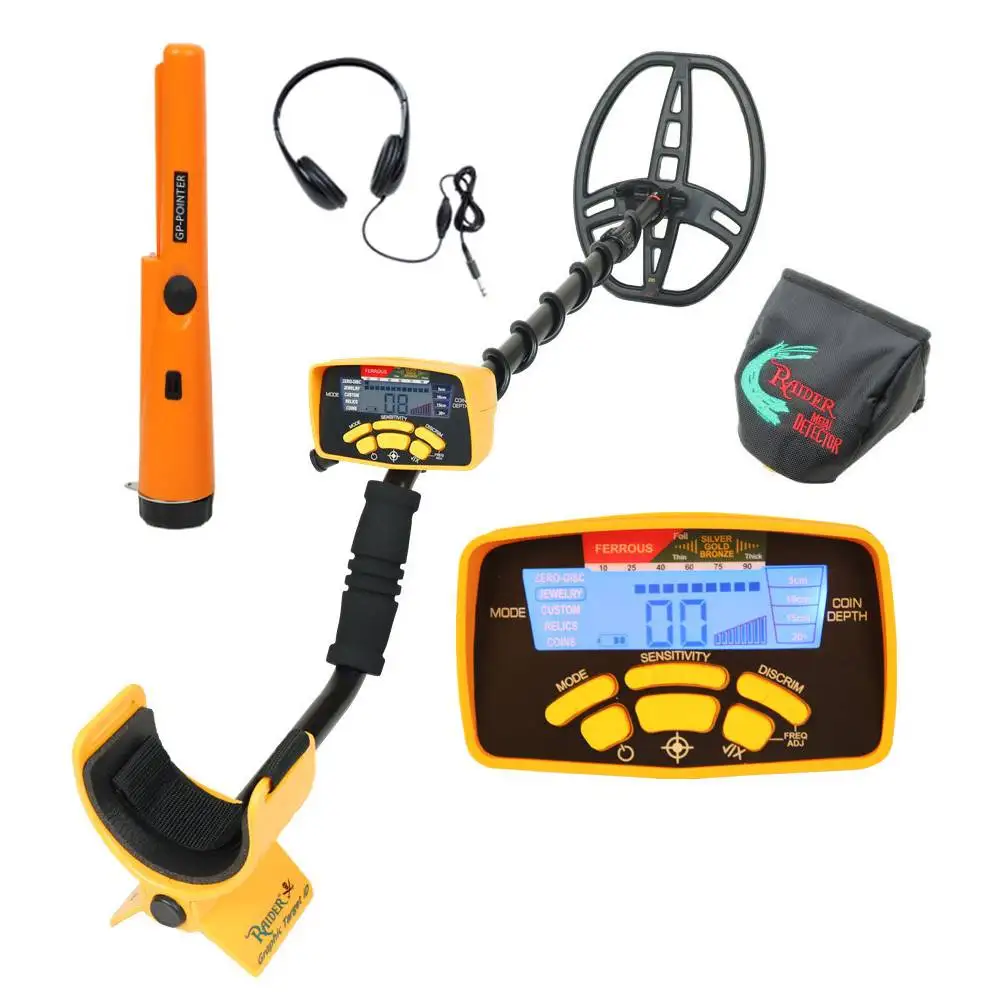 

MD-6450 Metal Detector High Sensitivity Gold Nuggets Digger Deep Underground Metal Scanner Finder Treasure Hunter Backlight