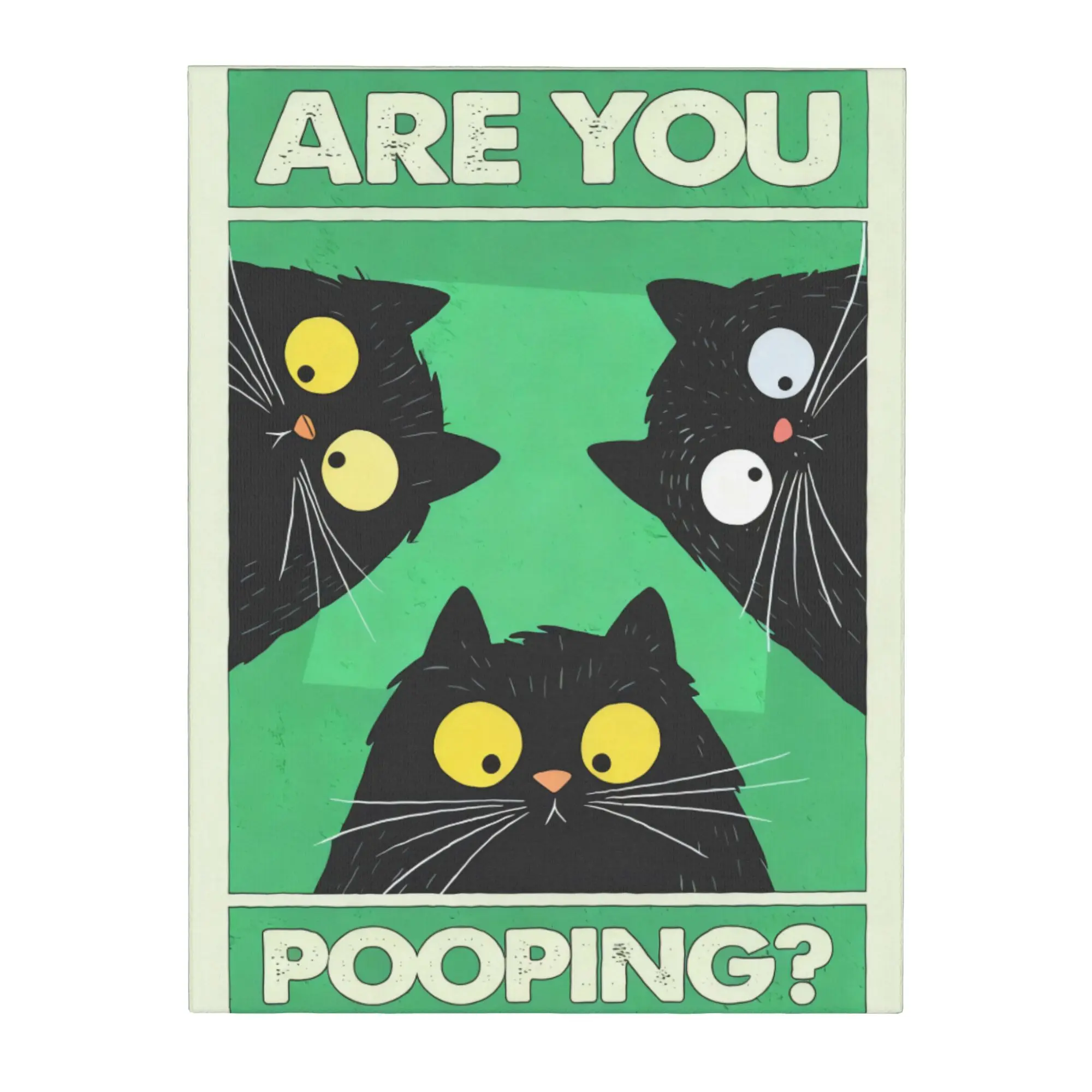 Unframed Canvas Wall Painting Are You Pooping Wall Decor Apartment  Home Decoration Gift Customerized Painting 12x16inch,