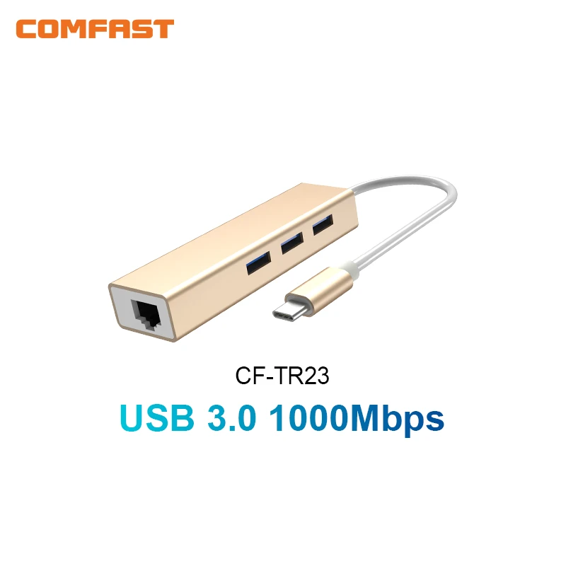 Comfast USB2.0 タイプ C イーサネット RJ45 ギガビットアダプタ 100/1000 有線ネットワークカード PC ラップトップ Macbook Windows Xiaomi Lenovo