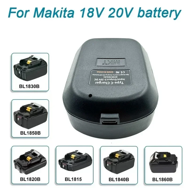 

Battery Adapter For Makita 14.4V 18V Li-ion Battery Converter For Outdoor Charging Type-C Power Bank Phone Charger