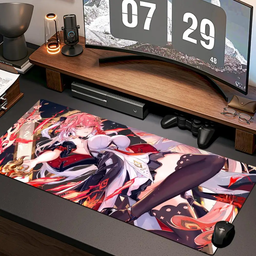 changli wuwa Mouse Pad New Computer Home Mousepad XXL Desk Mats Natural Rubber Office Anti Slip Gaming Accessories pad