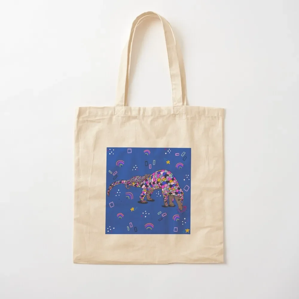 

Rainbow Pangolin & Baby Tote Bag tote woman screen Women's handbag