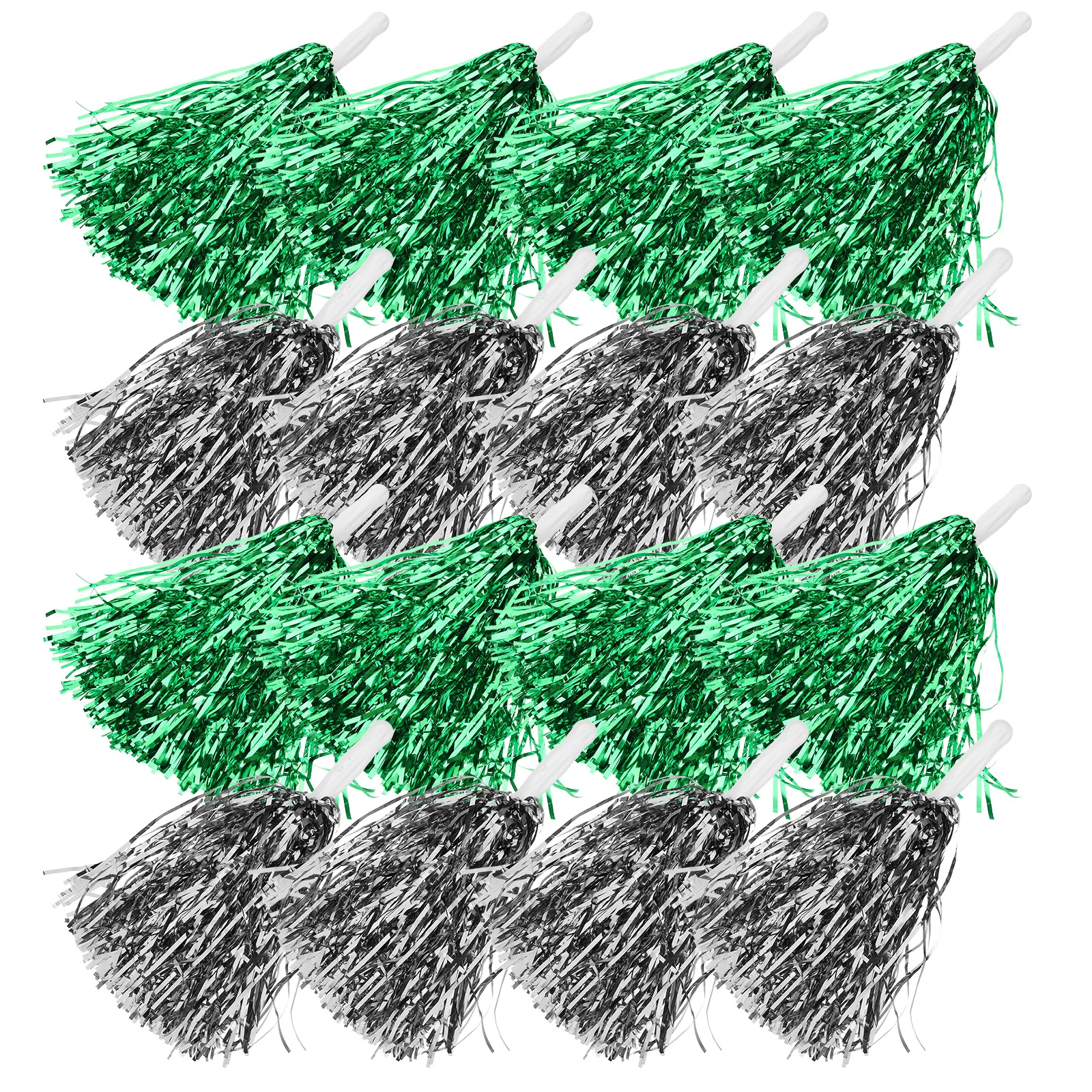 24 قطعة التشجيع بوم بومس لافتة للنظر الملونة دائم قابلة لإعادة الاستخدام المشجع الدعائم حماسي الكريات الهتاف زهرة اليد #5