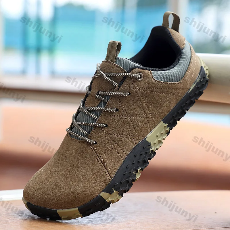 Men's Barefoot Wide-toed Shoes 2026 Spring Plus Size Lovers Breathable Non Slip Comfortable Sneakers Women Casual Hiking Shoes
