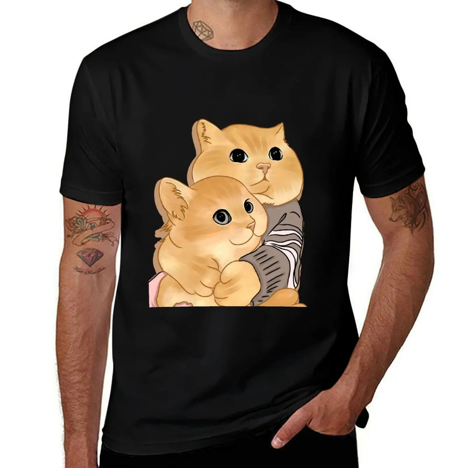 

Cutie Cats T-Shirt t shirt man cotton mens graphic t shirts anime t shirts oversize T-Shirt