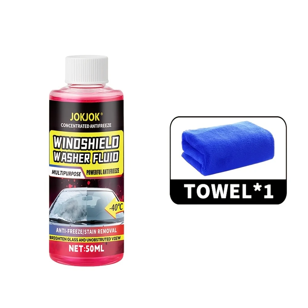 50 milliliter KJM Automotive Glass Concentrated Coating |   Waterdichte ruitensproeiervloeistof - Heldere formule voor verbeterde zichtbaarheid