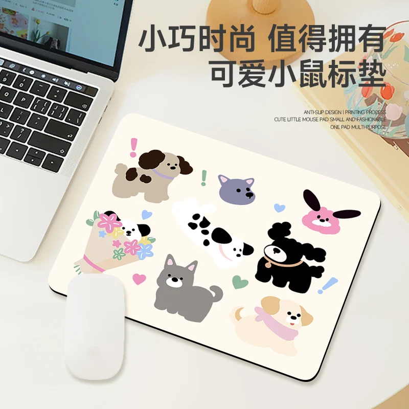 Cartoon Panda Small Mouse Pad for Girls, Anti slip and Wear resistant Soft Cushion for Office and Entertainment, Thickened Compu