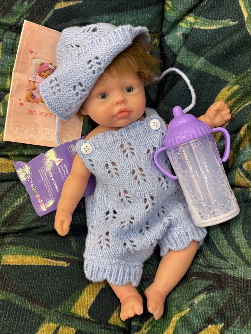 新しい10インチのエリー全身シリコン製ベビーガール新生児人形、素敵な手作りのリアルなリボーンドール、クリスマスプレゼントに