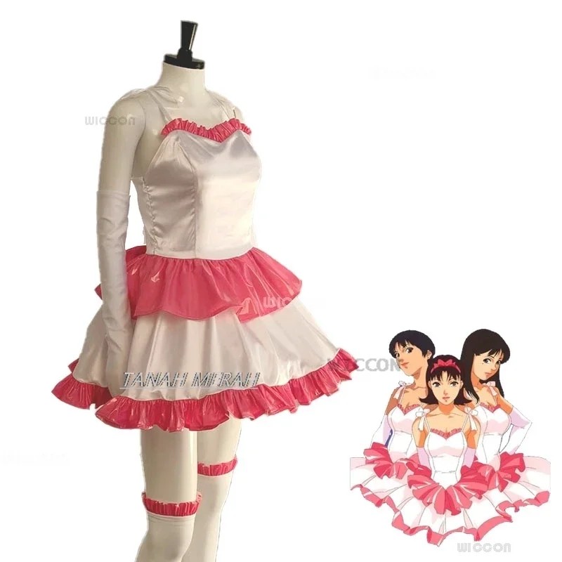 Anime Perfect Movie Blu Mima Kirigoe Costumi Cosplay Parrucca Abito rosso Donna Halloween Spaventoso Cartoon Party Gioco di ruolo Vestito operato
