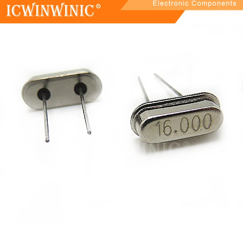 5piece In-line passive crystal oscillator HC-49S 16MHZ