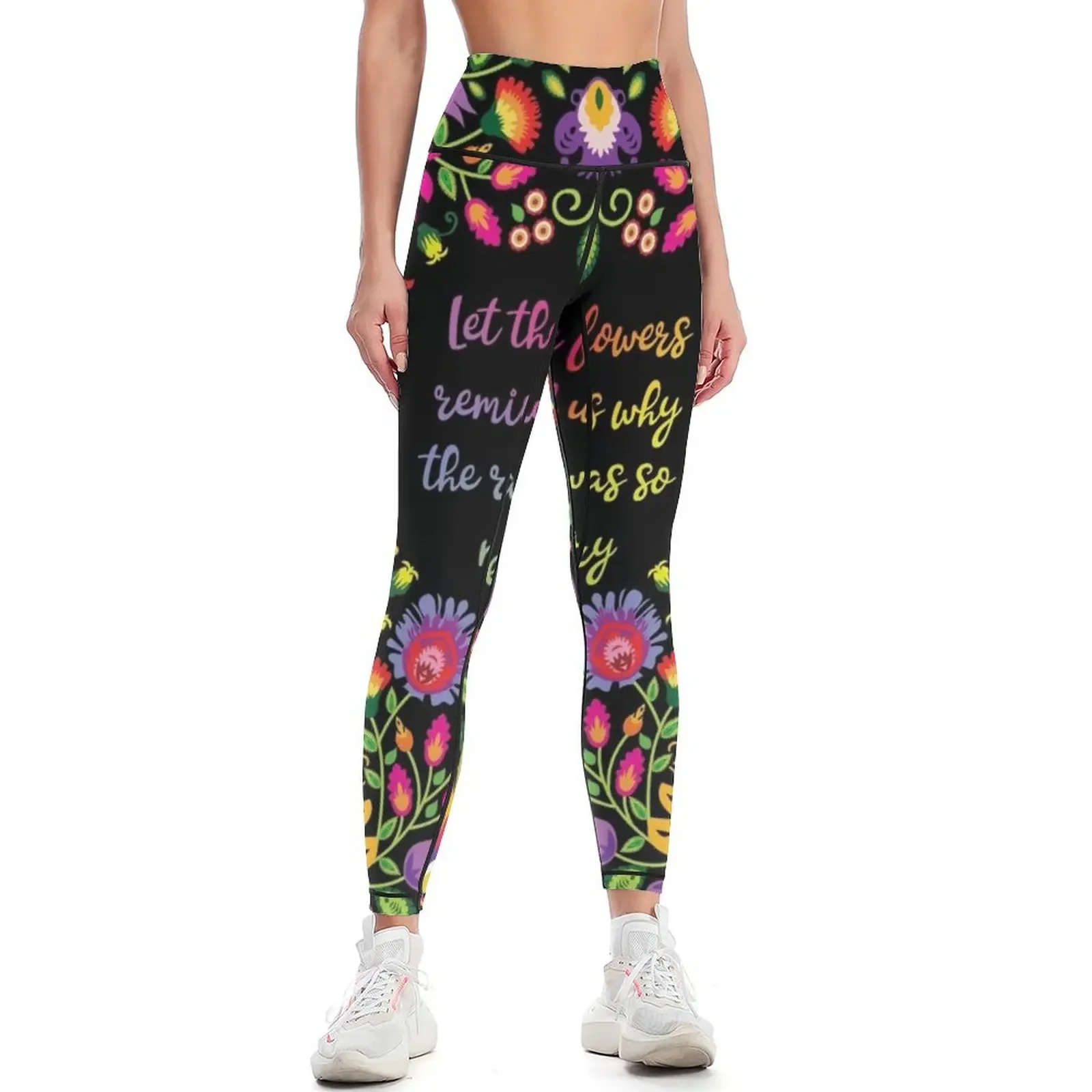 

Beautiful folk with inspiration 2 Leggings Sports female Legging sexy woman trousers gym's clothing Womens Leggings
