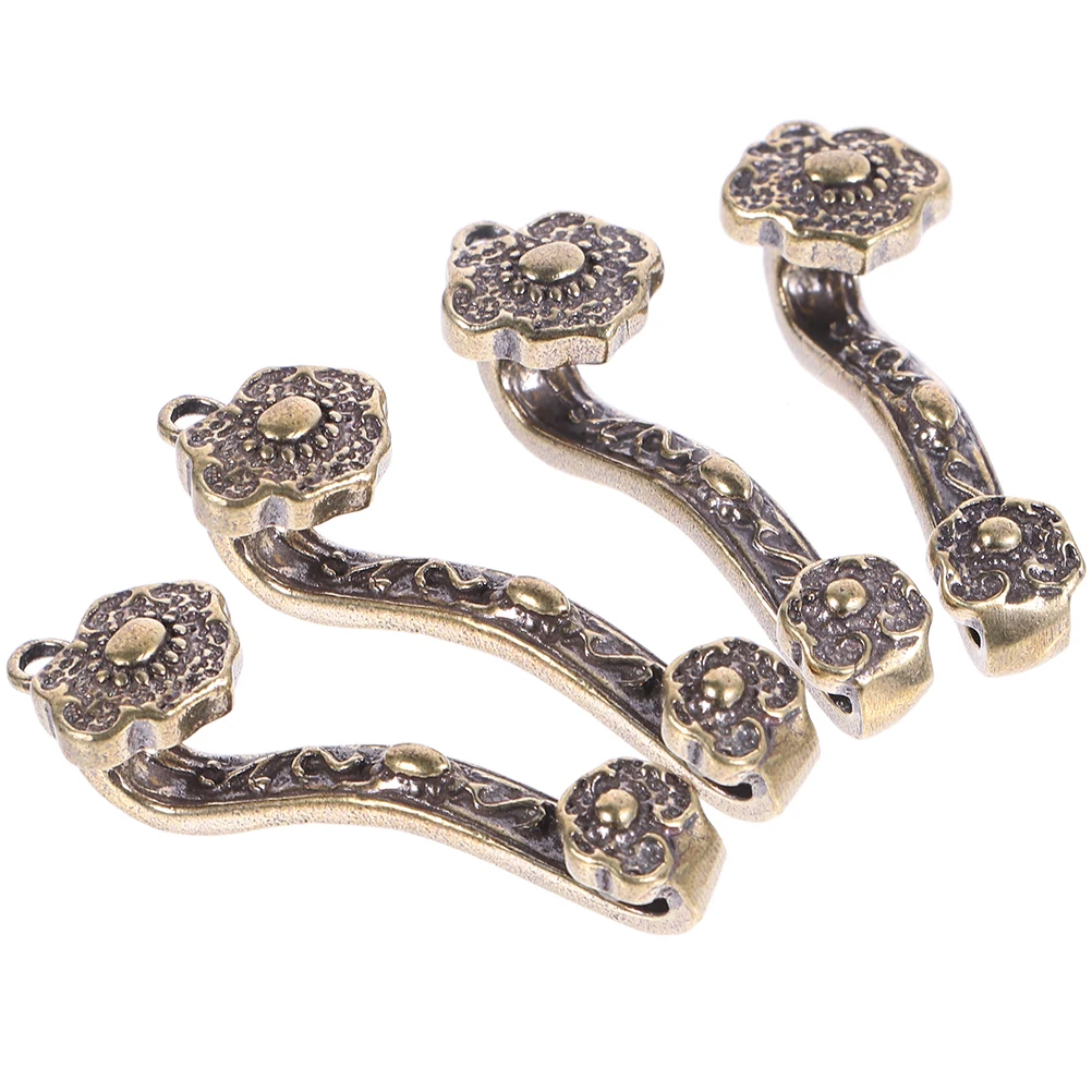 

4 Pcs Auspicious Keychain Girls Jewelry Gift Accessories Pendants Chinese Ruyi DIY Necklace Charms