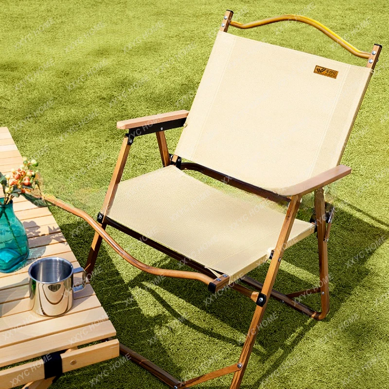 

Portable Picnic Beach Chairs Folding Outdoor Camping Fishing Beach Chairs Equipment Arm Garden Furniture QF50OC