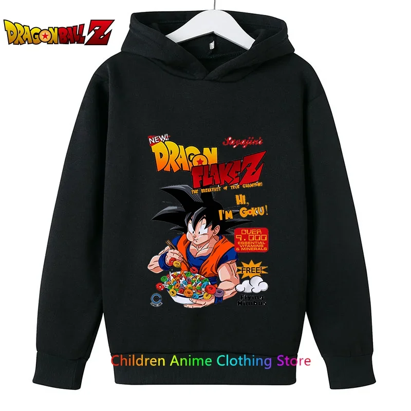 Children's Printed Dragon- Ball Z Hoodie Fall Cartoon Children Long Sleeve Goku Sweatshirt Boy Hoodie Clothes Loaded Clothes