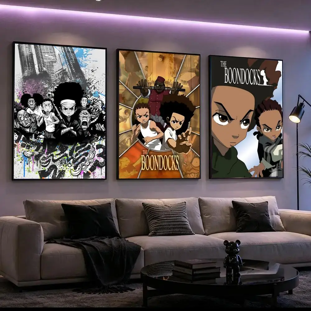 The Boondocks Poster HD Waterproof Self-Adhesive Wall Art – Multi-Scene Use, Top Gift Pick