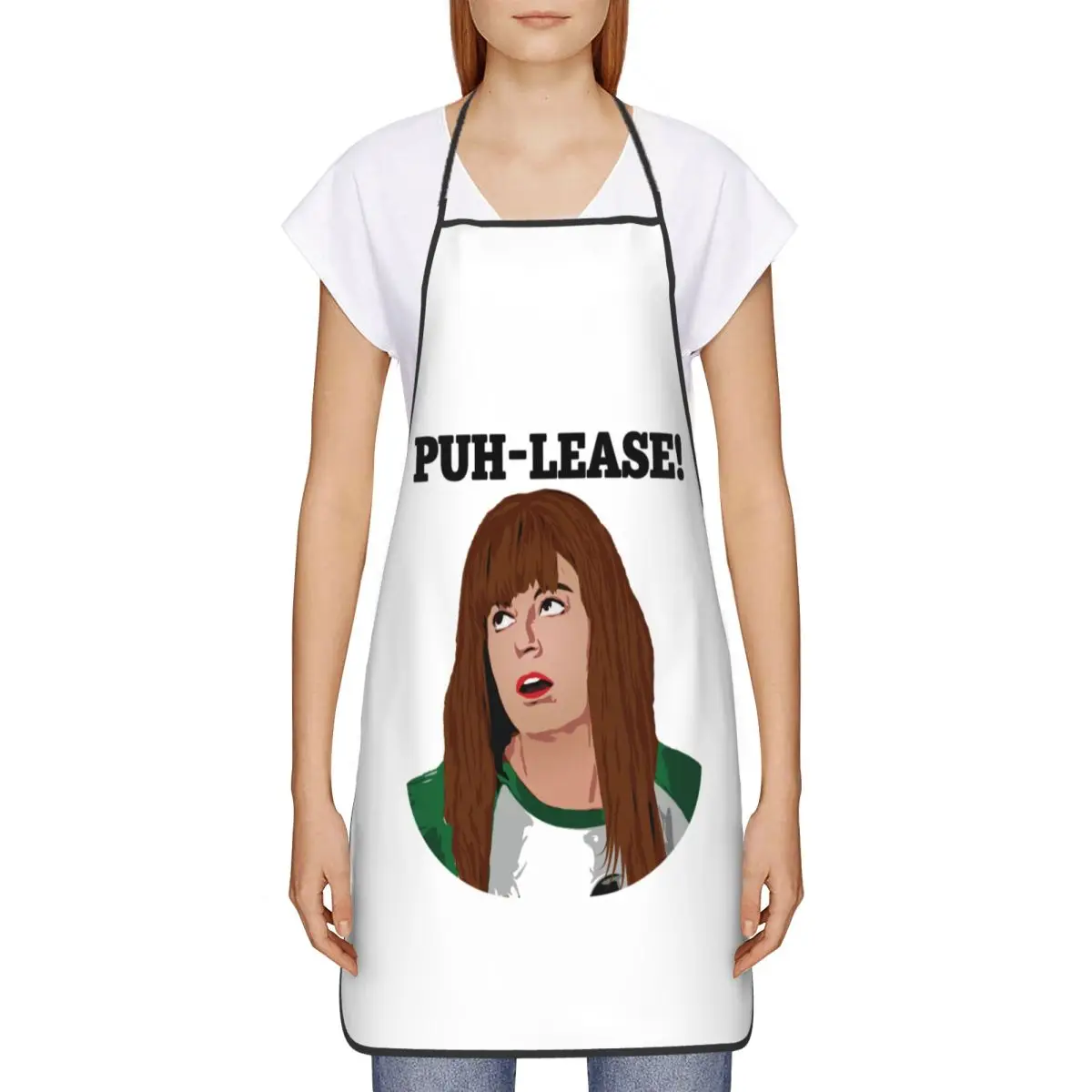 Australian Sitcom Kath & Kim Puh-lease Apron Women Men Unisex Bib Cooking Kitchen Tablier Cuisine Chef Gardening