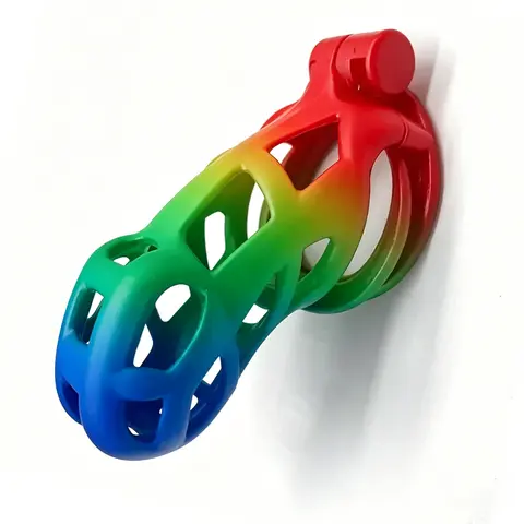 Python V7.0 3D Printed Cobra Cock Cage Male Mamba Chastity Device Double-Arc Cuff Penis Ring Belt Adults Sex Toys For Men Gay18+