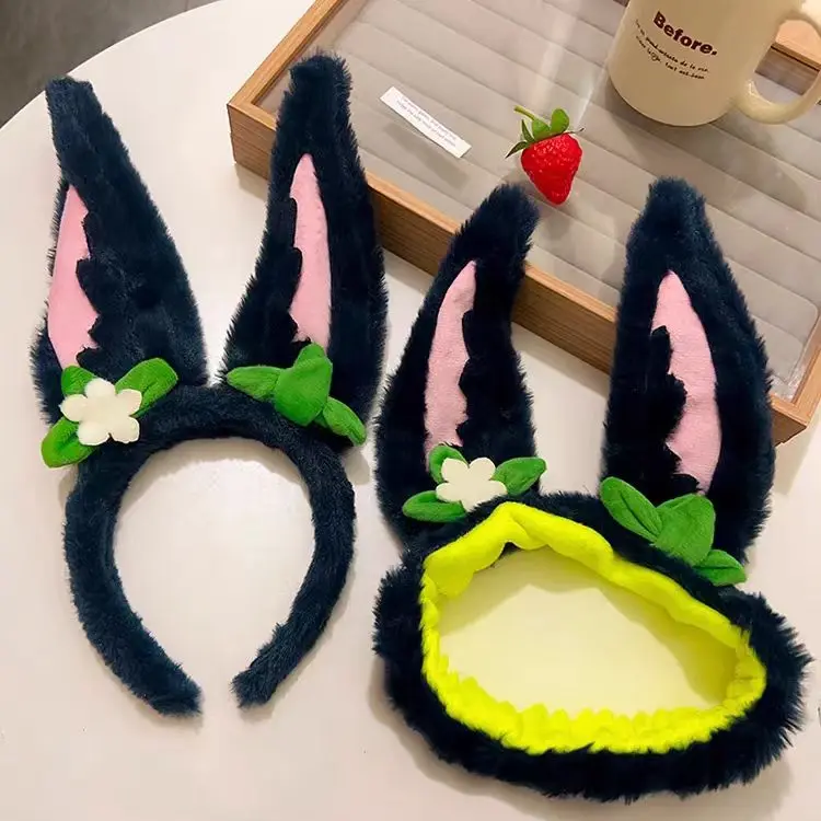 Genshin Impact Tighnari Hair Hoops Anime Accessories Girl Lolita Lovely Wash face Headband Cosplay Hairbands Headdress Gifts