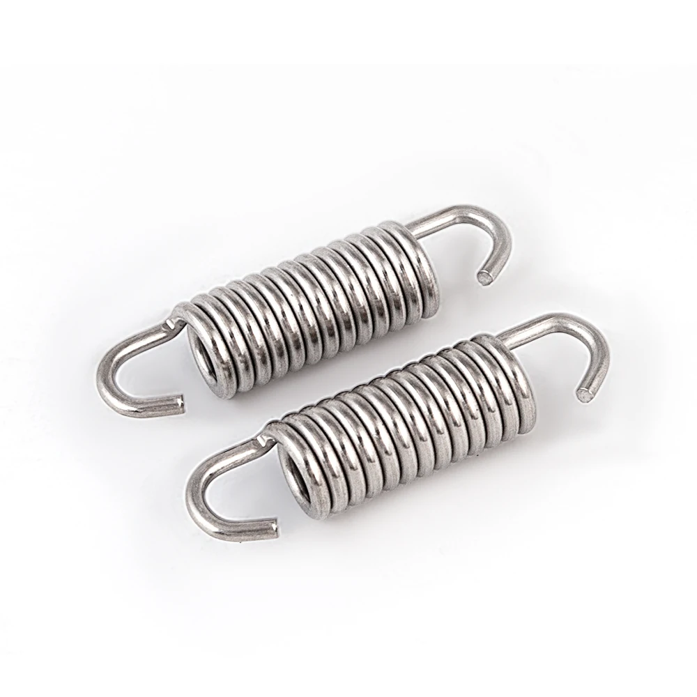 1 piece Stainless Steel Motorcycle Exhaust Spring 43MM Double Side Fixed Anti Rust Muffler Hanger Bracket Replacement view 4