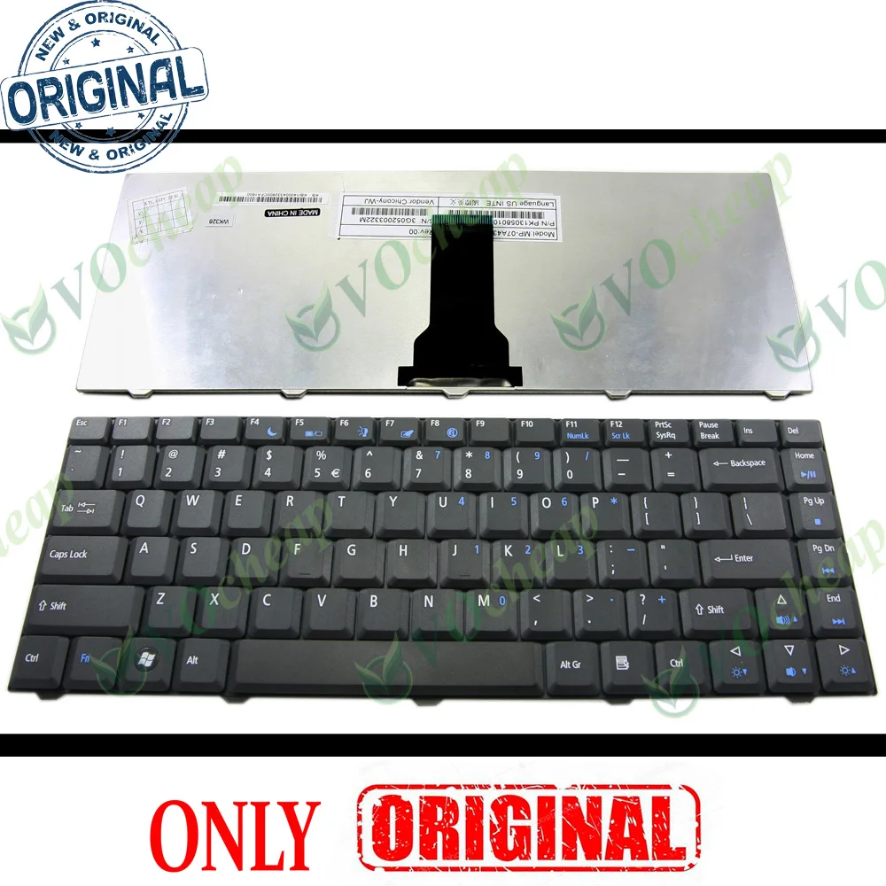 New Laptop keyboard for Acer eMachines D520 D720 E520 E720 Black US Version - MP-07A43U4-698