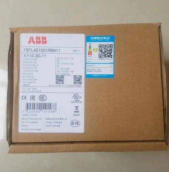 Original ABB AC Contactor A110-30-11 * 110v 50hz/110-120v 60hz.