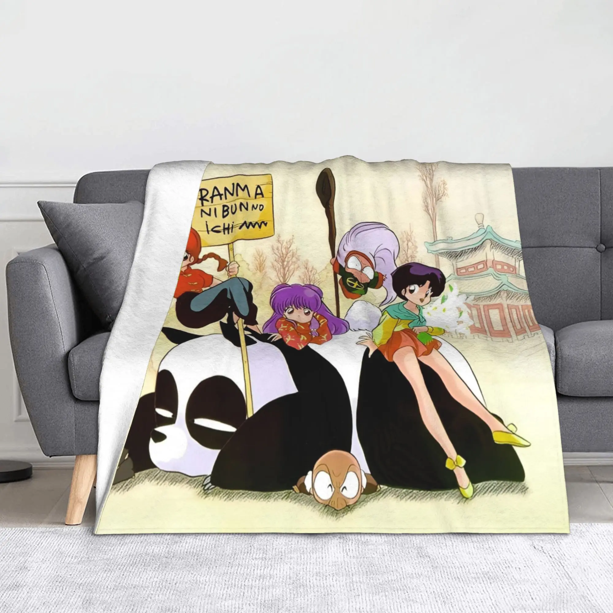 

Ranma Saotom аниме одеяла фланелевое потрясающее дышащее одеяло для постельного белья гостиная лето