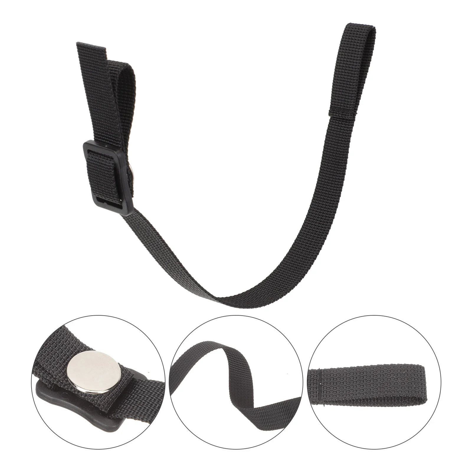 Hockey Restraint Chin Strap for Players Accessory Straps Replacement with Single Snap Elastic Polyester Sports Safety