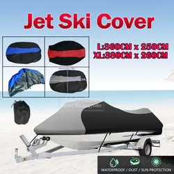 4 Type 600D Boat cover Jet Ski Trailerable Cover For Yamaha Wave Runner EXR VX Cruiser F Anti UV V-Hull Protector Waterproof