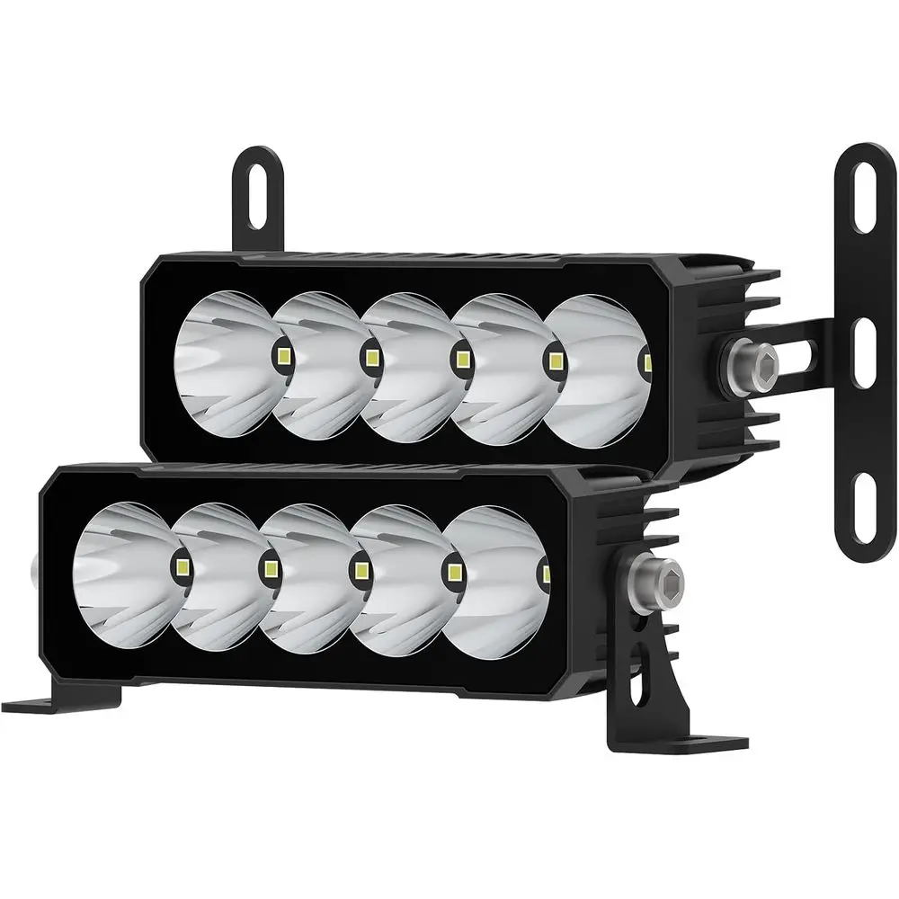 

6-Inch 100W LED Light Bar for Motorcycle, Car, Truck, Boat, ATV, and UTV - High-Intensity Spotlight & Fog Lights