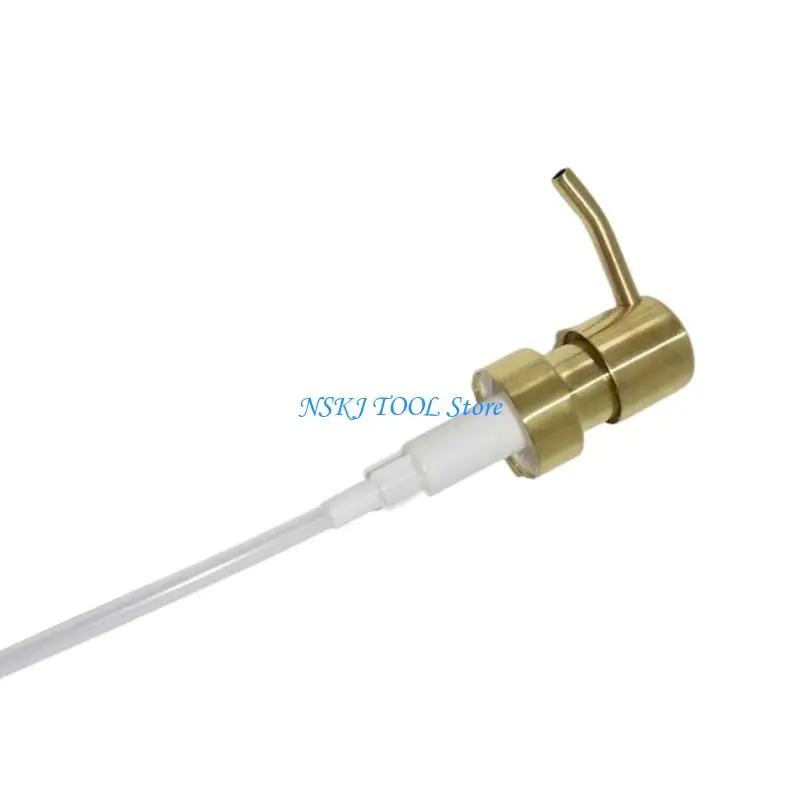 L8RC Practical Dispensing Metal Pumps Head Thread Standard Convenient for Cosmetic and Bath Products Daily Casual Use