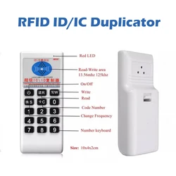 RFID Multi-frequency Smart Card Copier Supports UID T5577 Tag Cloning ID IC Key Copying 13.56Mhz 125Khz Badge Token Writing