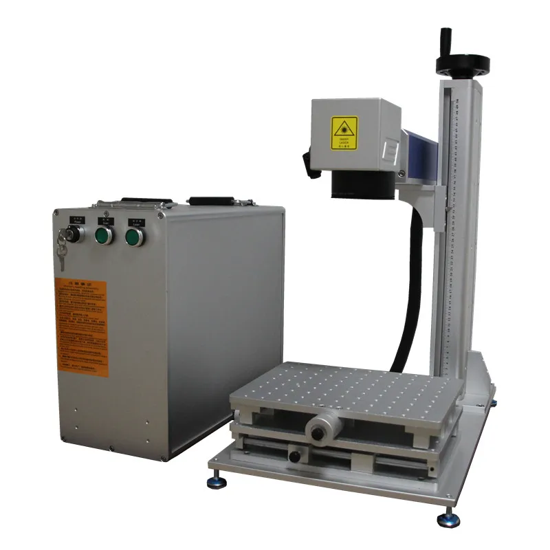 60W JPT Fiber Laser Marking Machine For Deep Engraving And Metal Cutting
