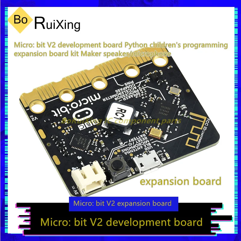 

1PCS/LOT Micro-bit V2 Development Doard Python Children's Programming Expansion Board Kit Maker Speaker Microphone